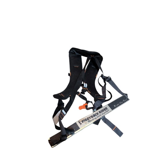 Piggyback Rider Standing Child Carrier backpack straps hiking toddler no harness - Picture 4 of 4